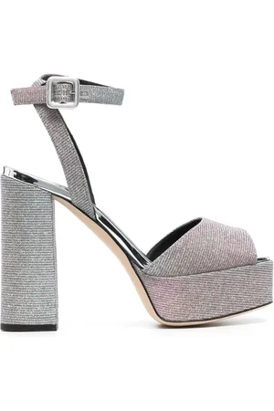 Giuseppe Zanotti Sandalias con detalle de glitter y tacón de 125mm