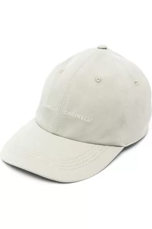 Brunello Cucinelli Hombre Gorras - Logo-embroidered cap