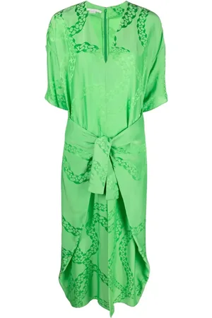 Stella McCartney Vestido largo en jacquard