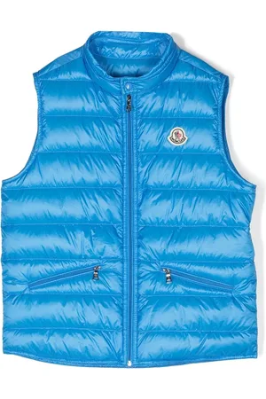 Moncler Chaleco capitonado con parche del logo