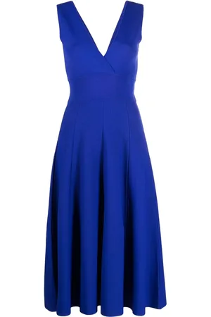 P.A.R.O.S.H. Vestido midi con diseño plisado