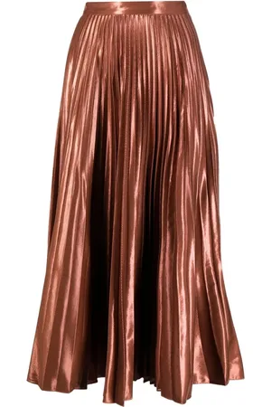Altuzarra Falda midi Sif con pliegues