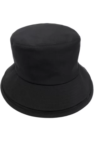 SACAI Sombreros - Layered-brim wool bucket hat
