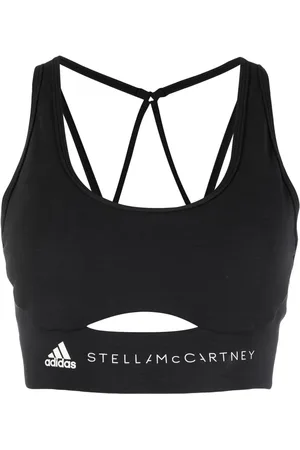 adidas Top estilo bralette con logo estampado