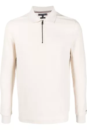 Tommy Hilfiger Playera tipo polo manga larga