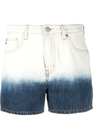 Moschino Shorts de mezclilla con efecto sombreado