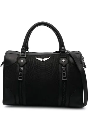 Zadig & Voltaire Tote con efecto de piel de serpiente