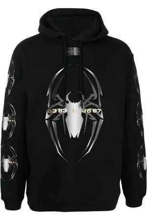 VTMNTS Hoodie con araña estampada y cordones