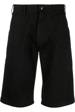 RAF SIMONS Shorts de mezclilla con parche del logo
