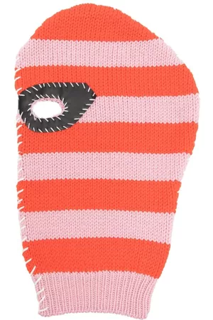 Marni Striped knitted balaclava