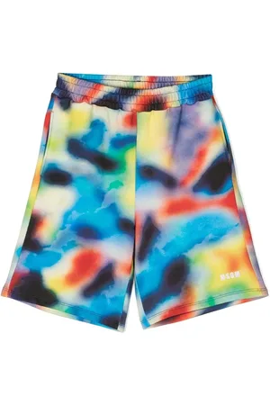 Msgm Shorts con logo bordado y volantes