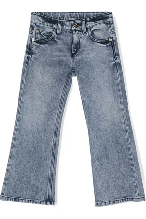 VERSACE Jeans rectos con parche del logo