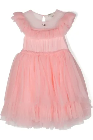 Twin-Set Vestido con capa de tul