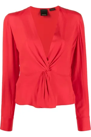 Pinko Blusa manga larga con detalle retorcido
