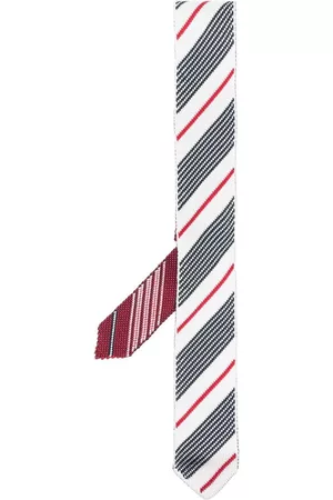 Thom Browne Hombre Corbatas - Corbata con motivo de rayas RWB
