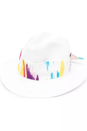 Missoni Fedora embellished ribbon hat