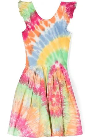 Molo Vestido acampanado con volantes