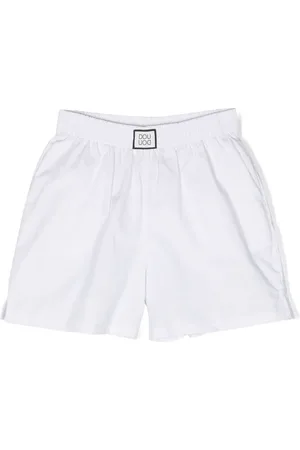 DOUUOD KIDS Shorts con parche del logo