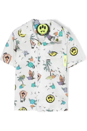 BARROW Camisa con estampado gráfico