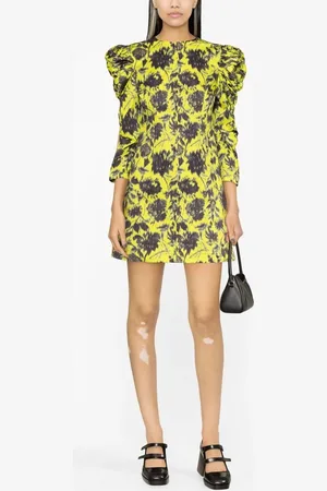 Serafini Vestido corto con motivo de flores