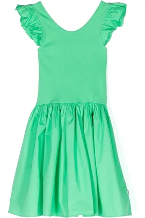 Molo Vestido midi Claudia con cuello en V