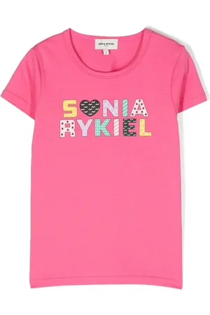 Sonia Rykiel Enfant Playera manga corta con logo estampado