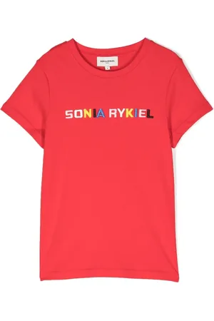 Sonia Rykiel Enfant Playera con logo estampado