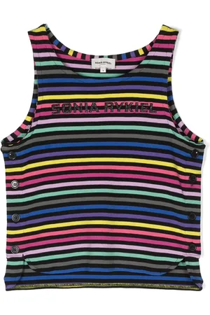 Sonia Rykiel Enfant Camiseta con logo estampado
