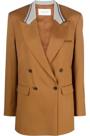Fabiana Filippi Blazer con cuello en contraste