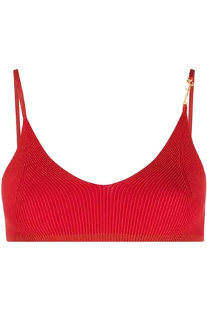 Jacquemus Top corto Pralu con placa del logo