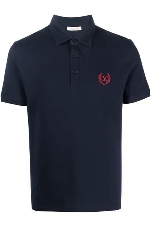 VALENTINO GARAVANI Playera tipo polo con logo bordado