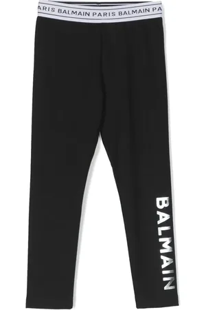 Balmain Leggins con panel del logo