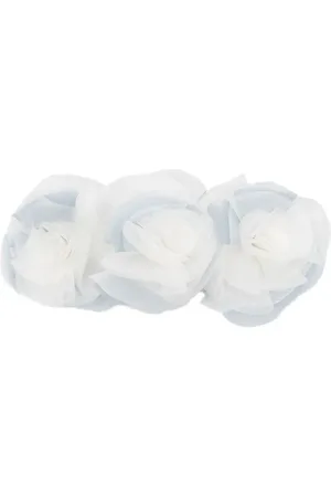 LA STUPENDERIA Broche para el cabello con diseño de flor y diseño de dos tonos