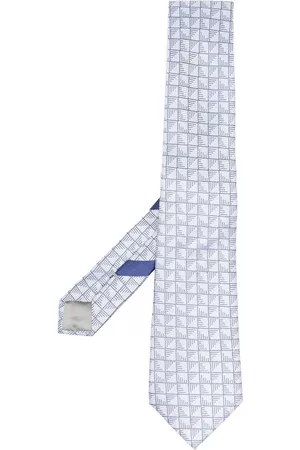 Armani Geometric-pattern silk tie