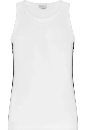 Dolce & Gabbana Top con ribete del logo estampado