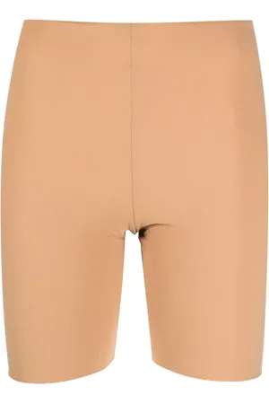 Jil Sander Shorts biker con tiro alto
