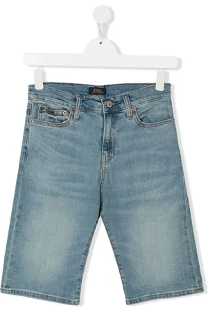 Ralph Lauren Shorts de mezclilla con parche del logo