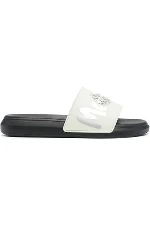Alexander McQueen Sandalias con logo en relieve