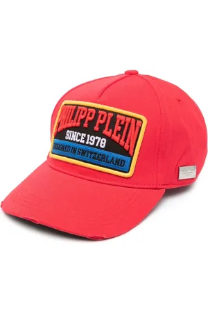 Philipp Plein Gorra con efecto envejecido