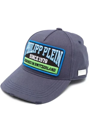 Philipp Plein Gorra con efecto envejecido