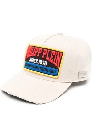 Philipp Plein Gorra con efecto envejecido