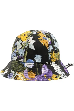 Erdem Gorro de pescador con estampado floral y cordones