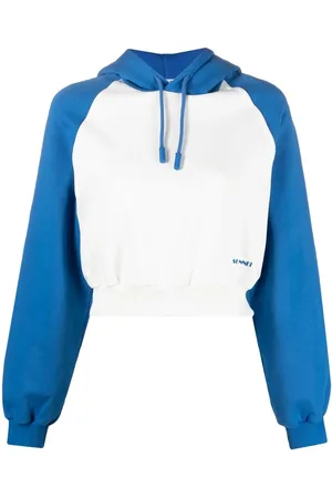 SUNNEI Hoodie con paneles y logo estampado