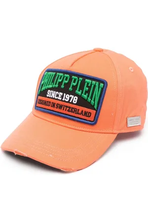 Philipp Plein Gorra con efecto envejecido