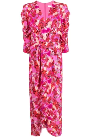 IRO Vestido midi con estampado floral