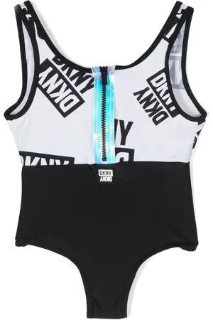DKNY Traje de baño con logo estampado