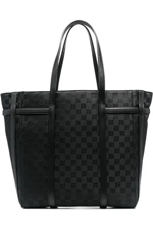 MISBHV Tote con monograma en jacquard