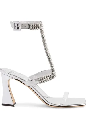 Giuseppe Zanotti Sandalias con detalles de cristal y tacón de 85mm