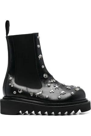 TOGA PULLA Botas con suela dentada y apliques
