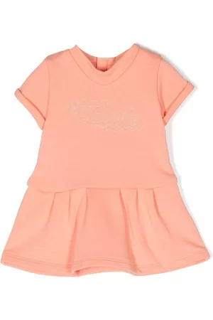 Chloé Vestido estilo playera con logo bordado